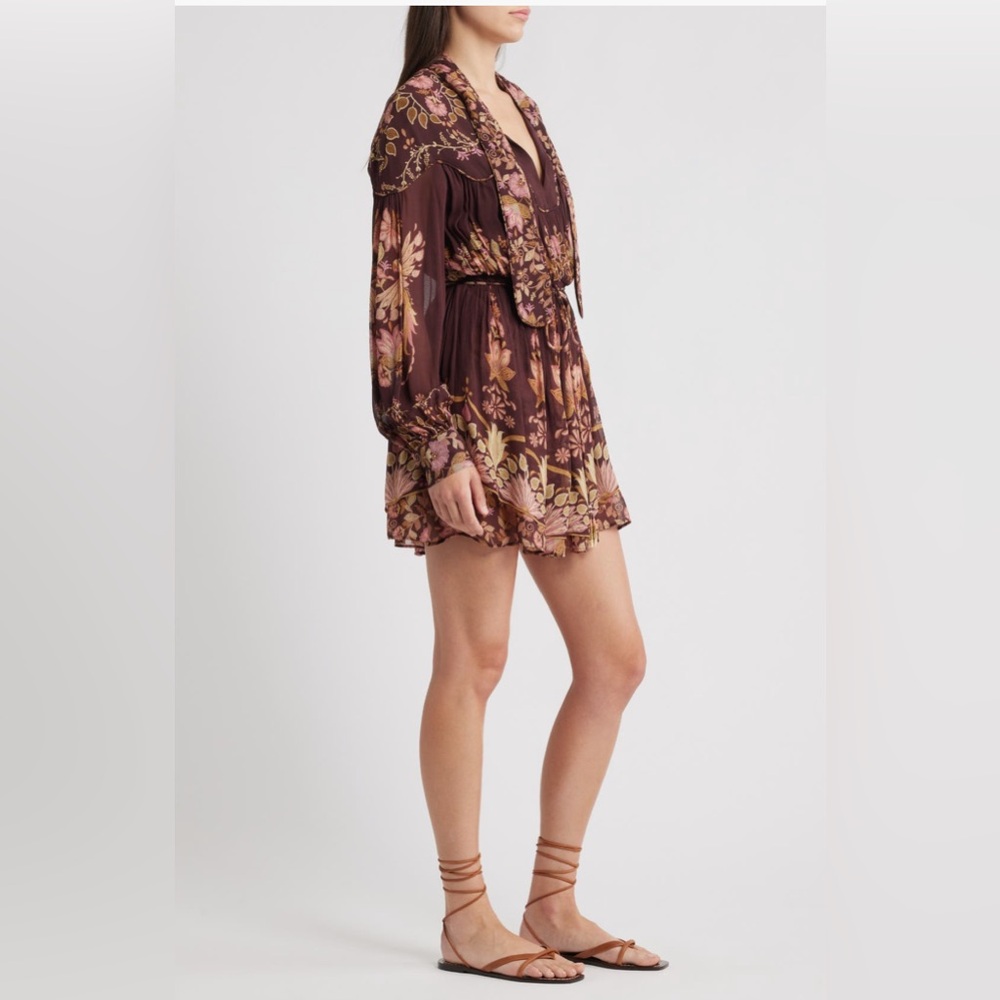 Farm Rio Belle Floral Minidress - Picture 4 of 9